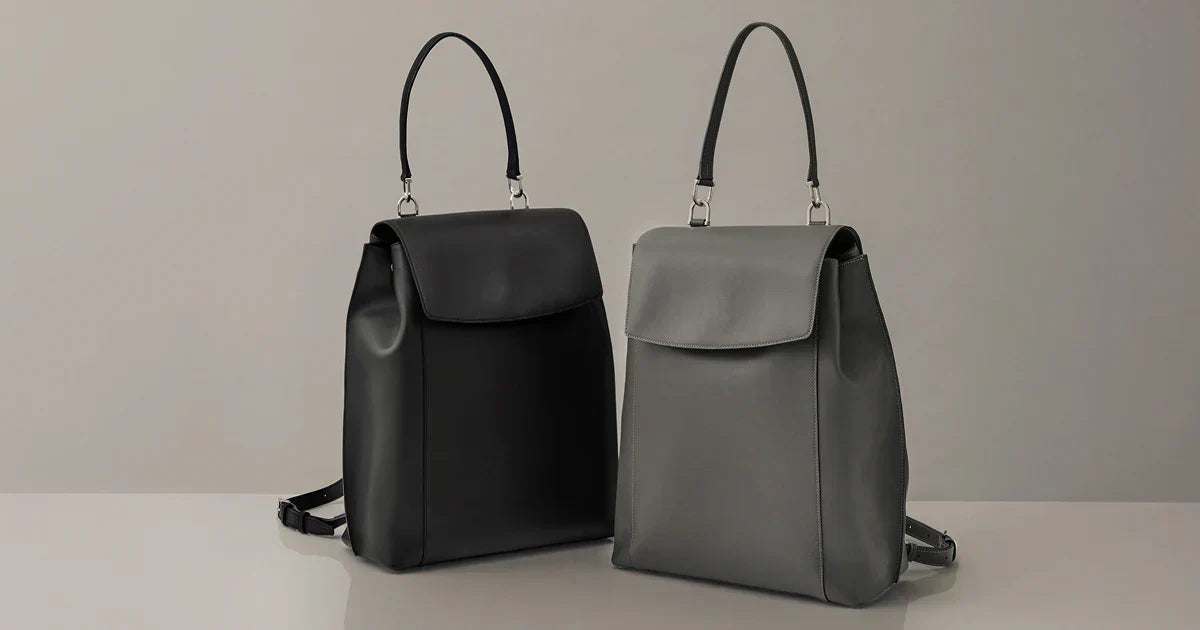 The Backpack, Evolved. An elevated 2-way design –Timeless Leather