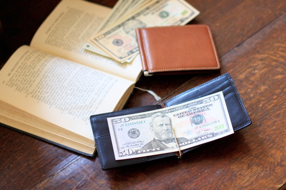 Luxury Leather Money Clips - Japanese Handcrafted Quality
