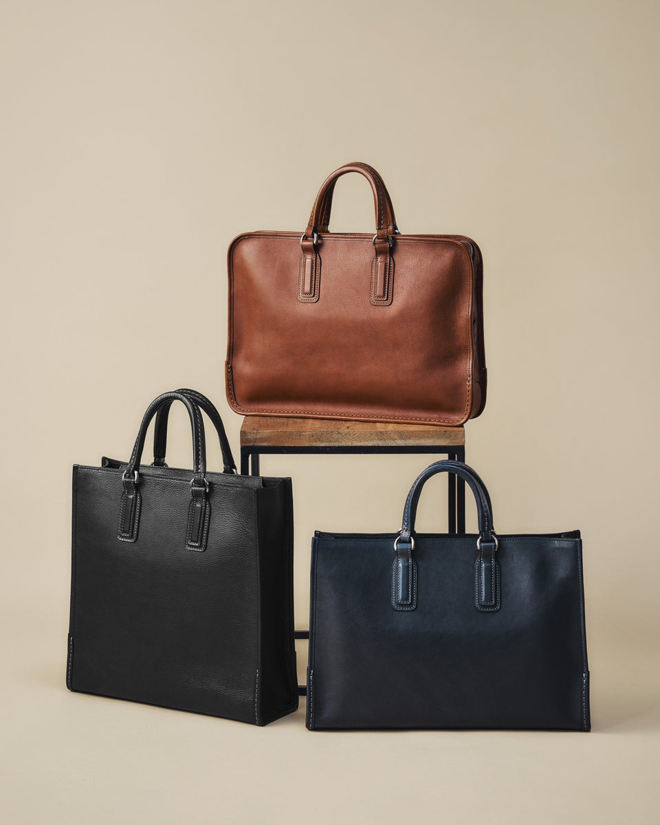 Urbano: Italian Leather Meets Japanese Mastery
Three Leather Bags from Tsuchiya Kaban's Urbano Collection