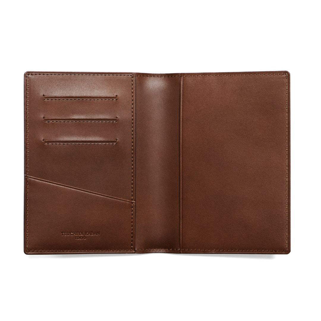 Steerhide (Nume Leather) Nume plus Passport Holder【Global Stores Exclusive】 in Chestnut Made in Japan