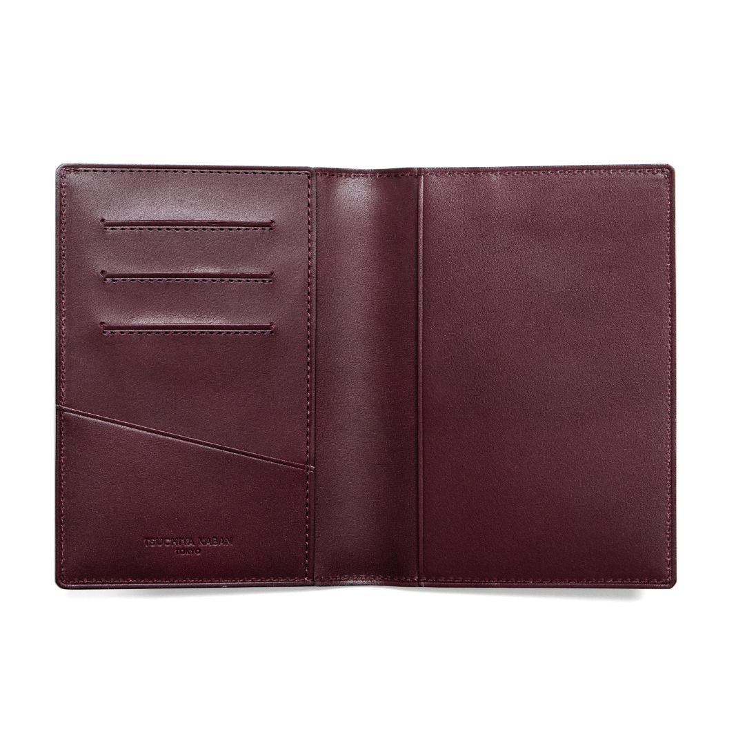 Steerhide (Nume Leather) Nume plus Passport Holder【Global Stores Exclusive】 in Burgundy Made in Japan