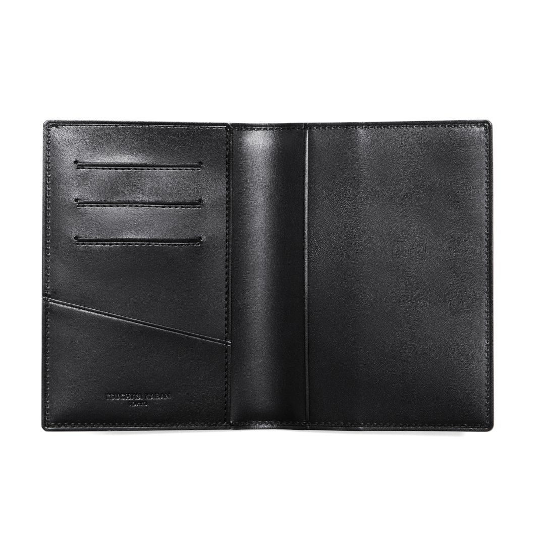 Steerhide (Nume Leather) Nume plus Passport Holder【Global Stores Exclusive】 in Black Made in Japan