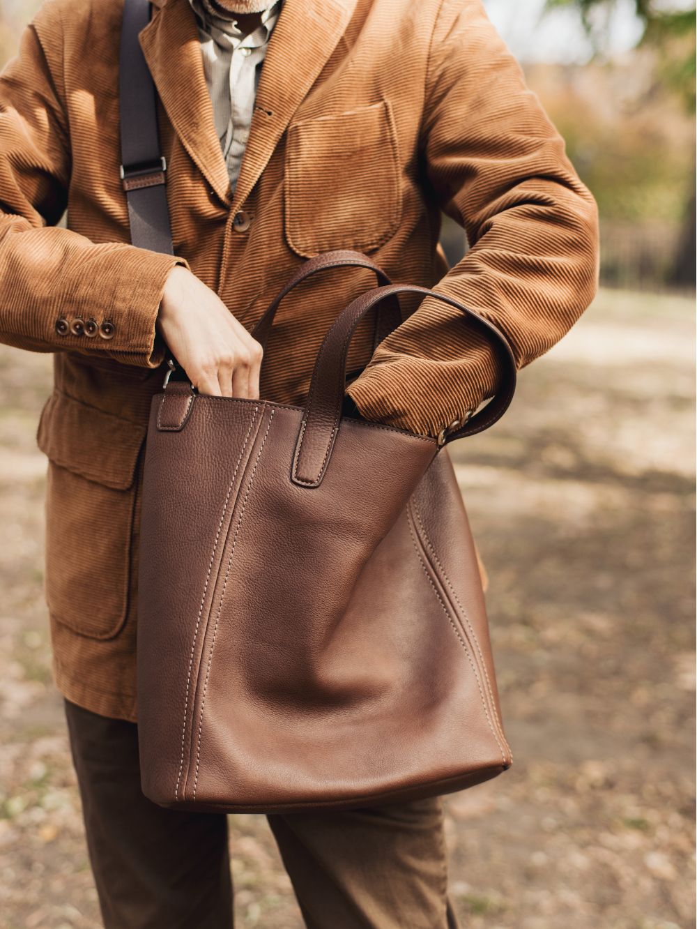 Tone Nume Box Tote | Nume Leather Tote | Tsuchiya Kaban –Timeless