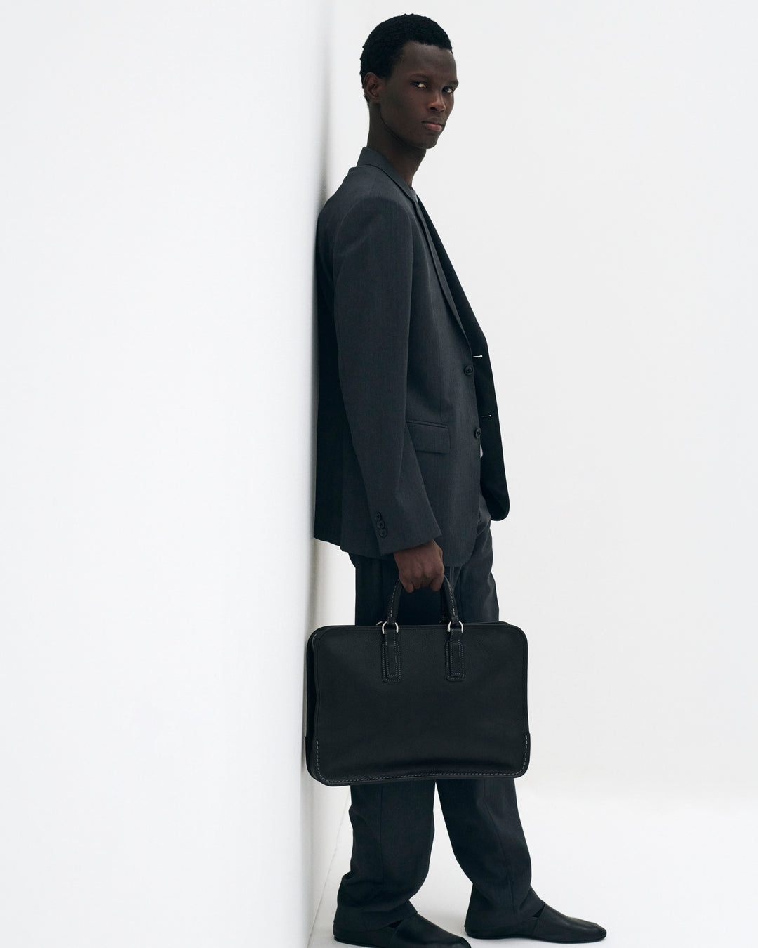 カバン LAGUARDIA BRIEFCASE VEG LEATHER | Manhattan Portage BLACK LABEL