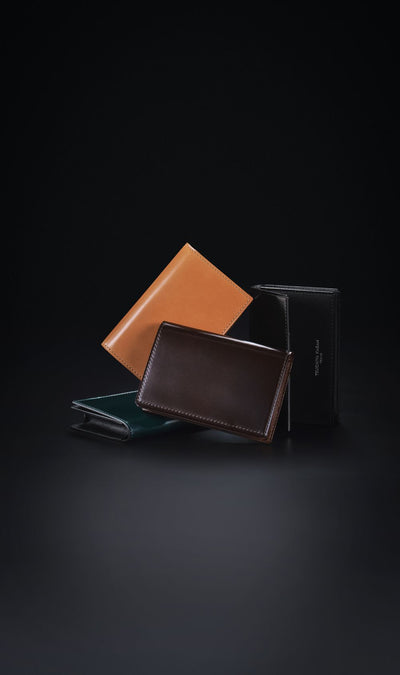 Cordovan Gusseted Card Case