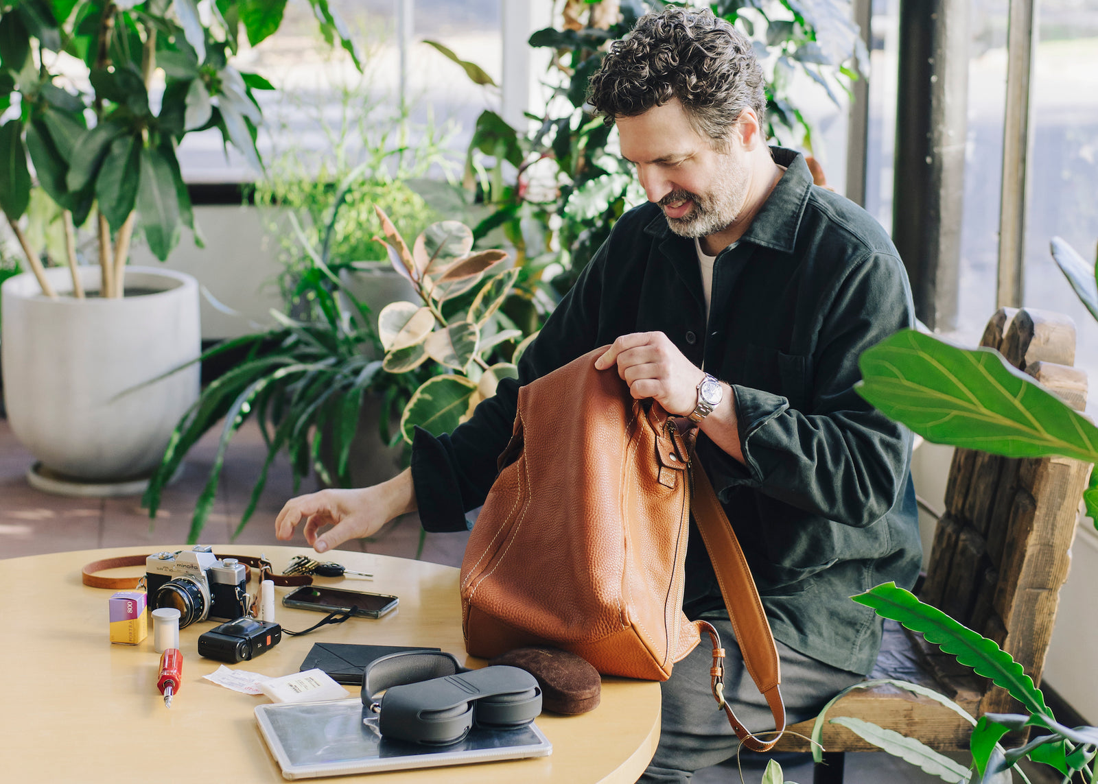 What's in your bag? Jonathan Sielaff –Timeless Leather Designs