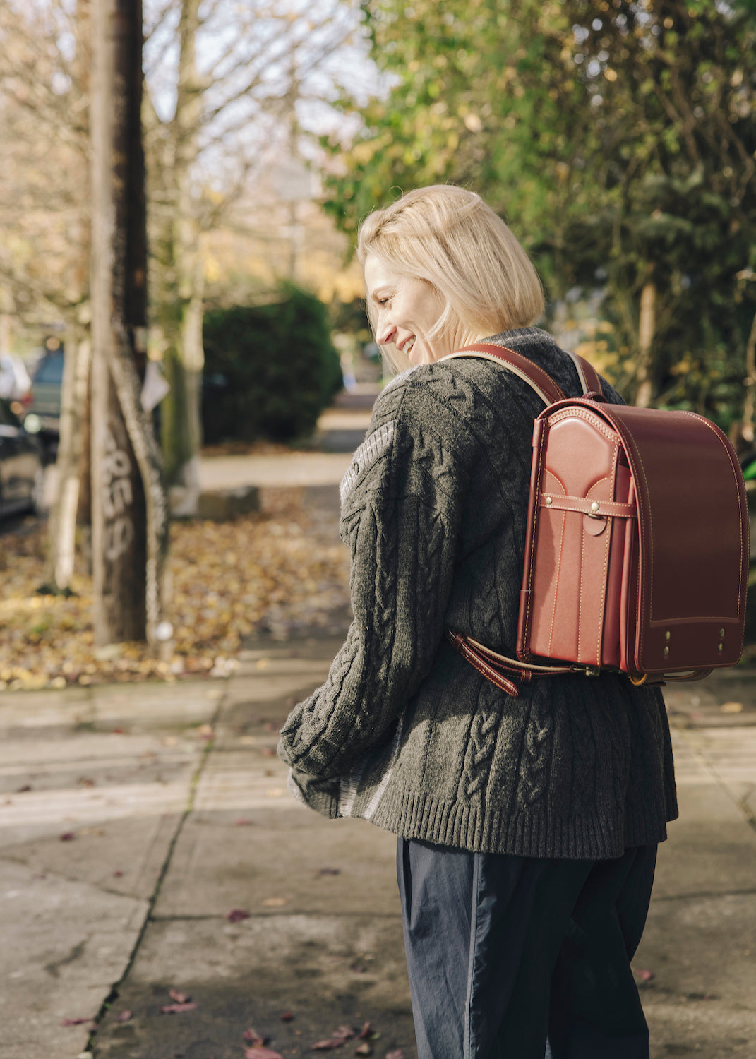 Lauderdale Randoseru Cowhide (Longer-Strap Model)