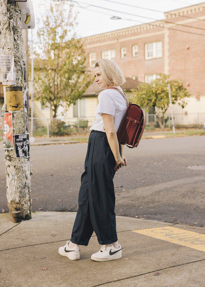 Lauderdale Randoseru Cowhide (Longer-Strap Model)