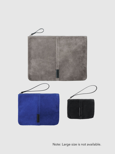 Pig Suede (Soft Pig Suede) Suede Pouch – Size Comparison