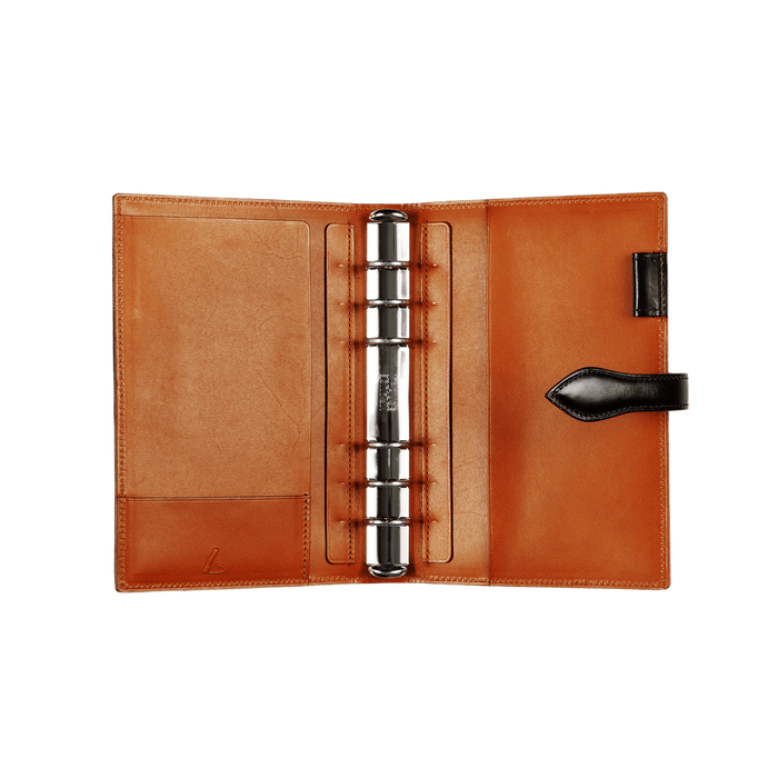 Bridle Leather Bridle Planner in Dark Brown Made in Japan Inside