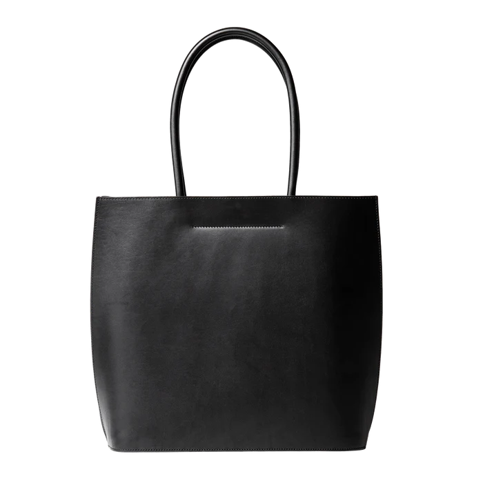   トートバッグ ブラック Black Nume Tote | Nume Leather Tote | Tsuchiya Kaban –Timeless