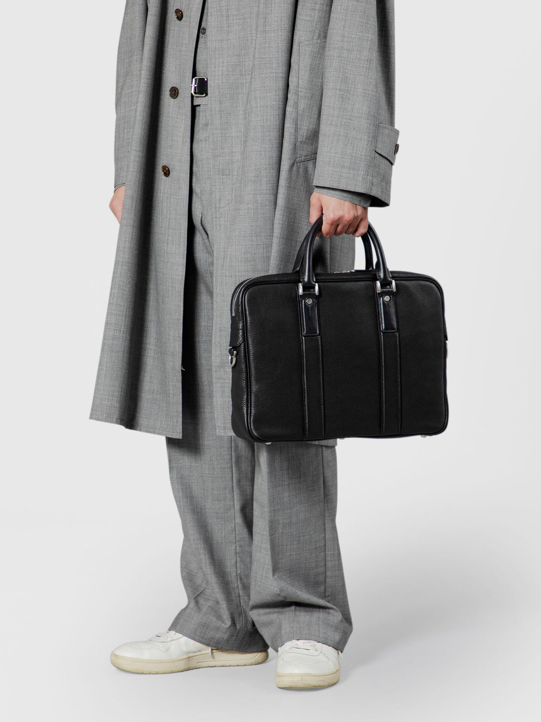 Brent Medium Briefcase | Leather Briefcase | Tsuchiya Kaban
