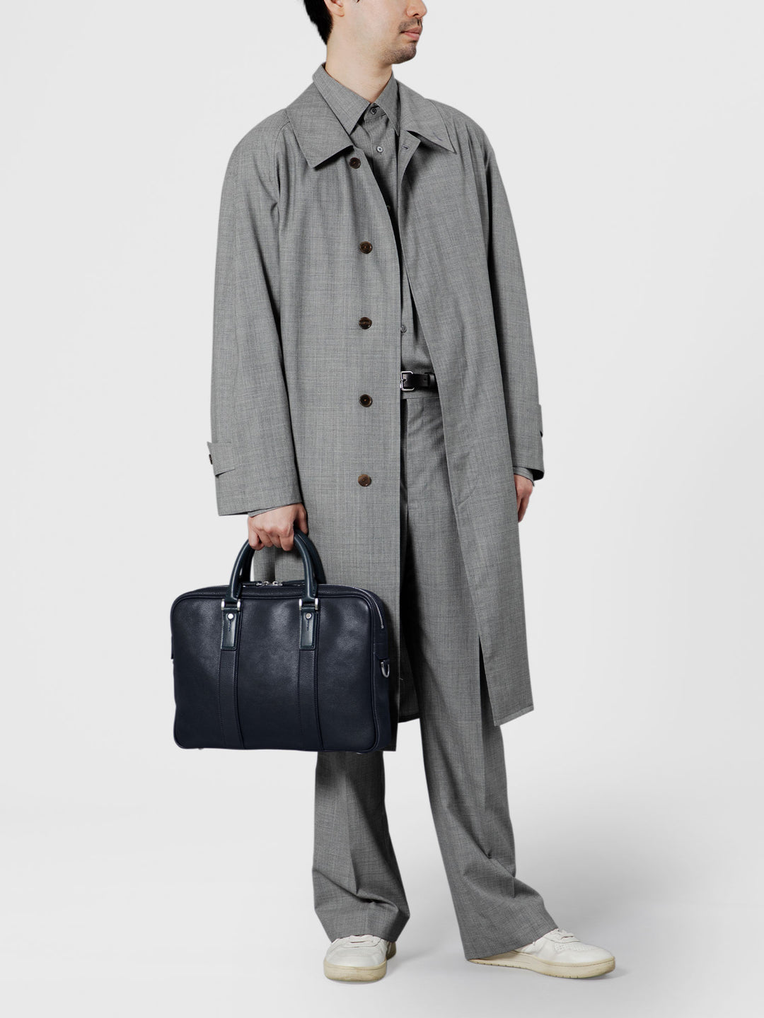 Brent Medium Briefcase | Leather Briefcase | Tsuchiya Kaban