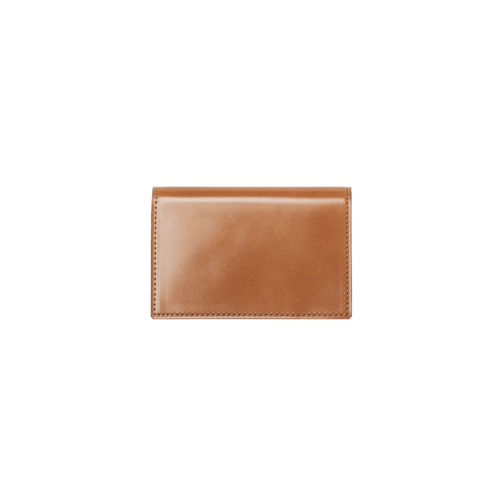 Cordovan Gusseted Card Case | Cordovan Leather Card Case