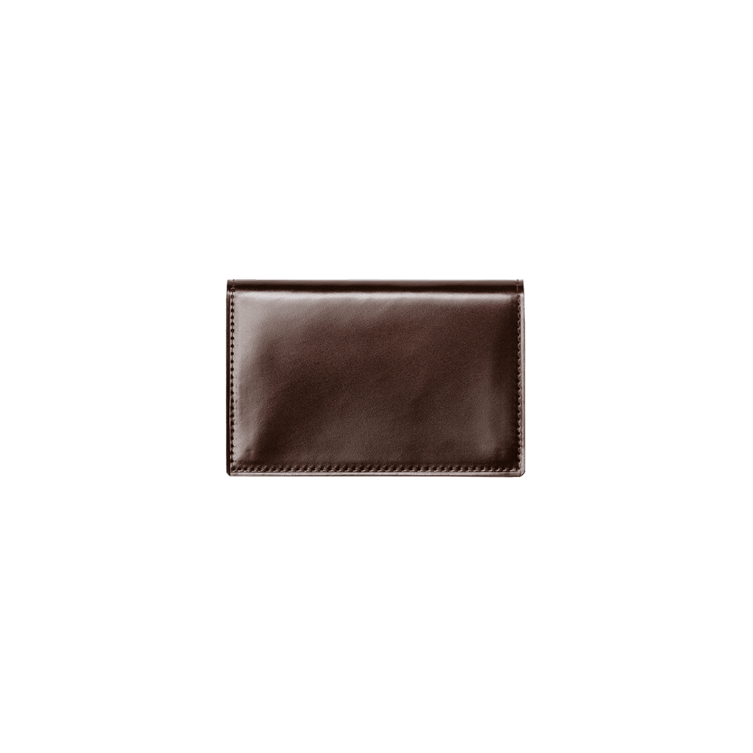 Cordovan Gusseted Card Case | Cordovan Leather Card Case