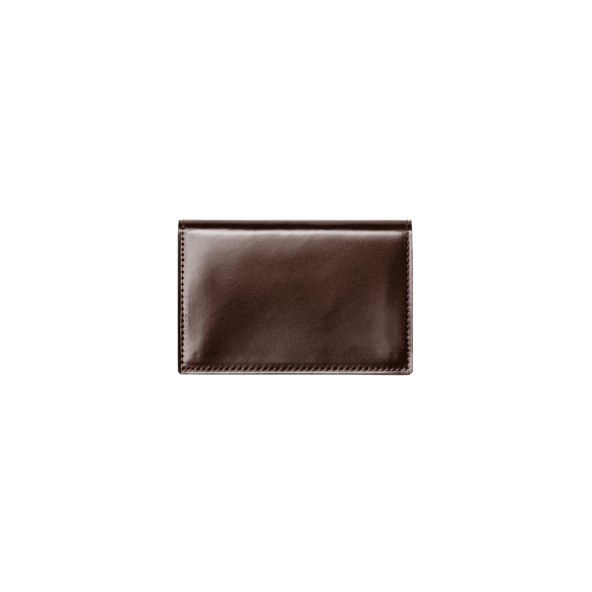 Cordovan Cordovan Gusseted Card Case in Tan Made in Japan