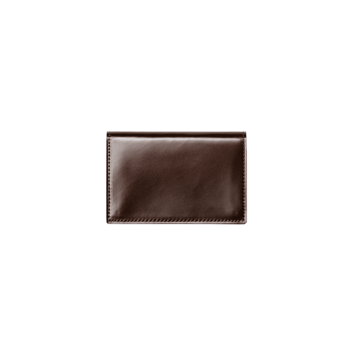 Cordovan Gusseted Card Case | Cordovan Leather Card Case
