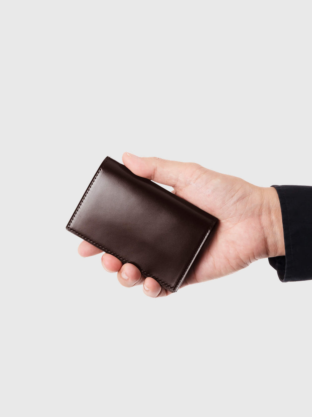 Cordovan Gusseted Card Case | Cordovan Leather Card Case