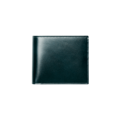 Cordovan Cordovan Bifold Wallet in Bottle Green Made in Japan