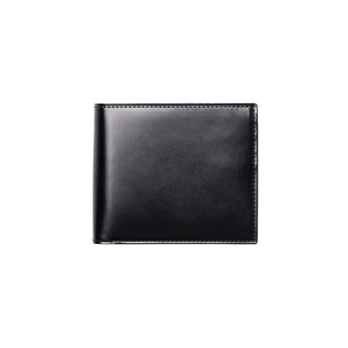 Cordovan Cordovan Bifold Wallet in Black Made in Japan