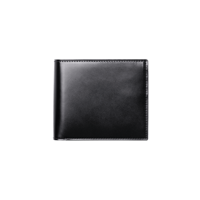 Cordovan Cordovan Bifold Wallet in Black Made in Japan