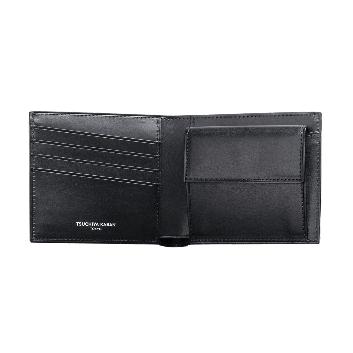 Cordovan Cordovan Bifold Wallet in Black Made in Japan