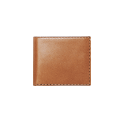 Cordovan Cordovan Bifold Wallet in Tan Made in Japan