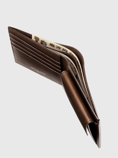 Cordovan Cordovan Bifold Wallet in Black Made in Japan