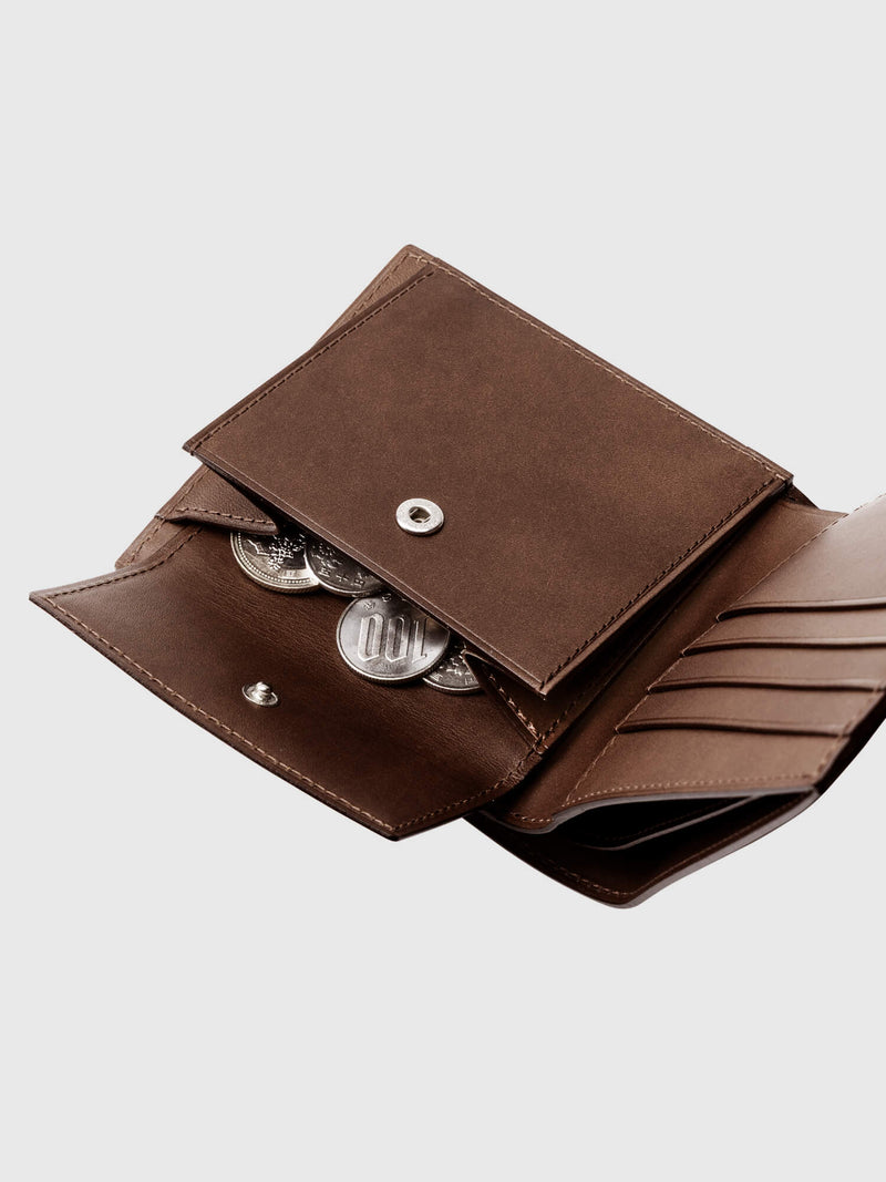 Cordovan Cordovan Bifold Wallet in Tan Made in Japan