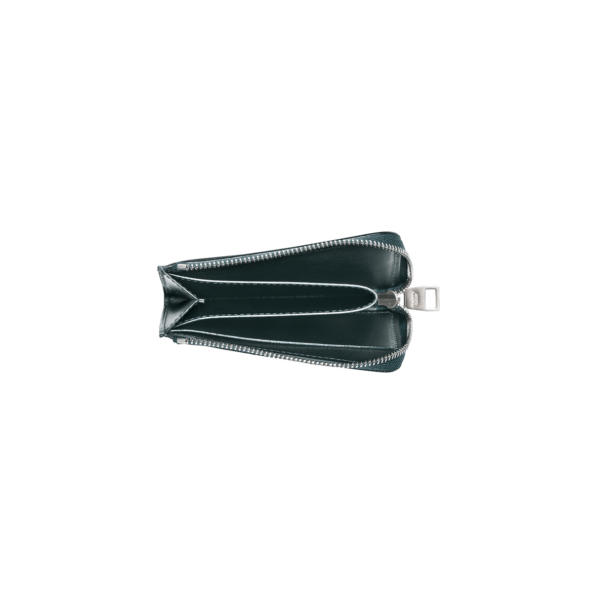 Cordovan Cordovan Gusseted L Zip Wallet in Bottle Green Made in Japan