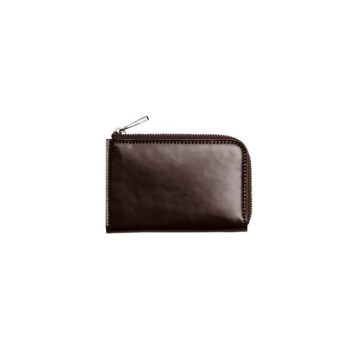 Cordovan Gusseted L Zip Wallet | Cordovan Leather Wallet