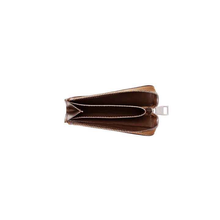 Cordovan Gusseted L Zip Wallet | Cordovan Leather Wallet