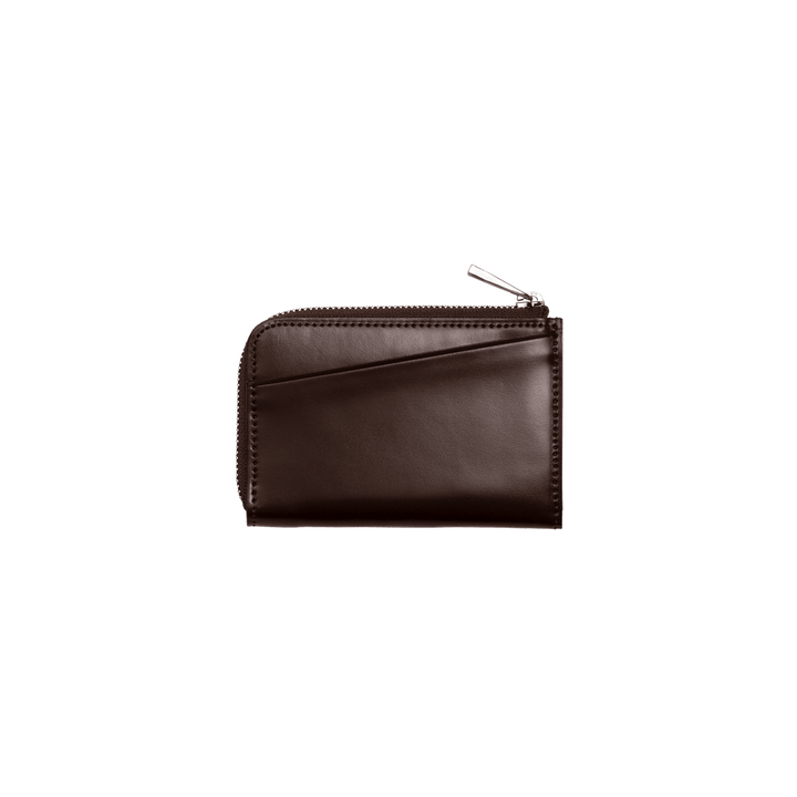 Cordovan Gusseted L Zip Wallet | Cordovan Leather Wallet