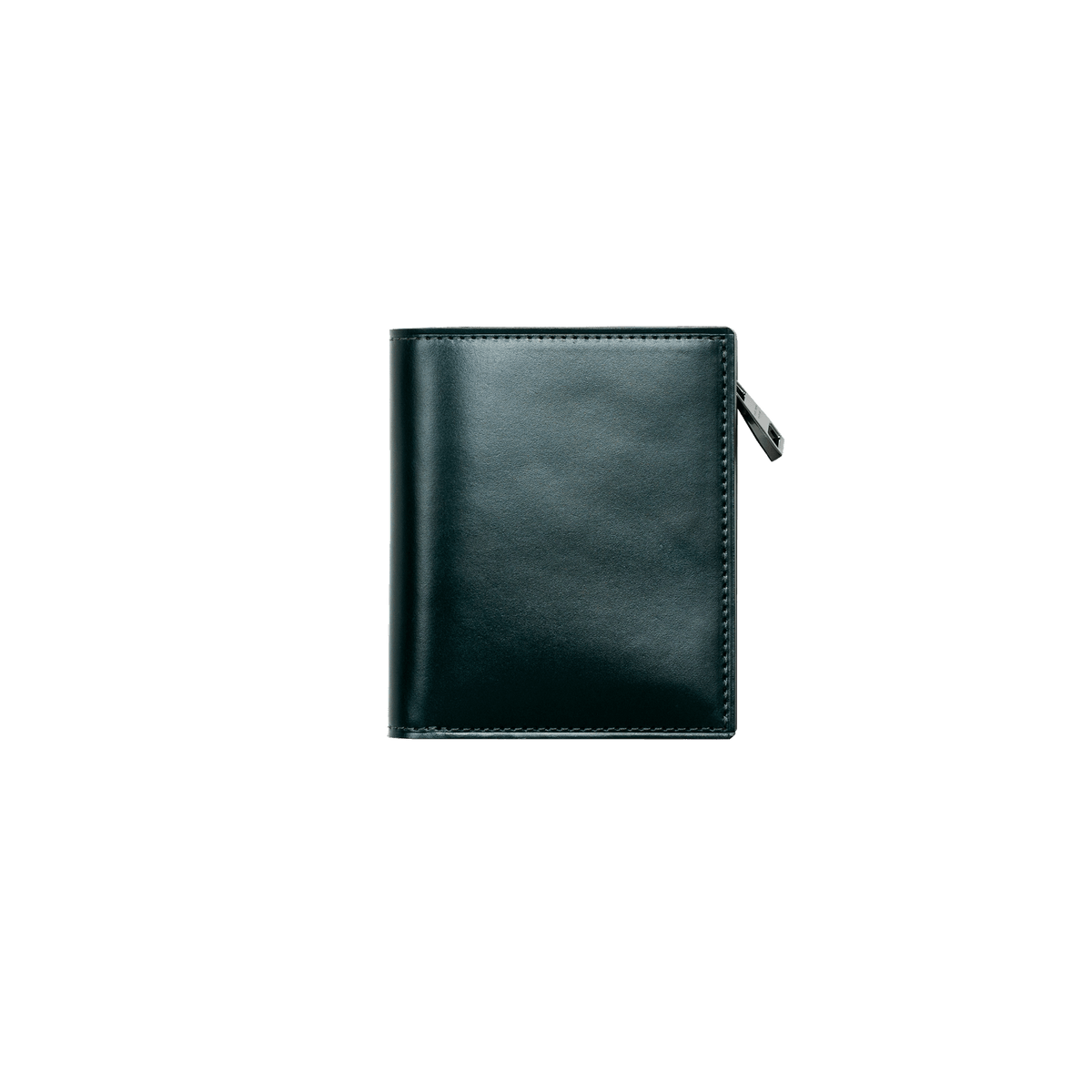 Cordovan Cordovan Compact Bifold Wallet in Bottle Green Made in Japan