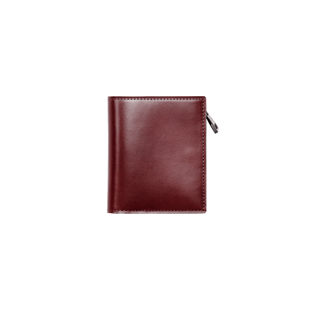 cordovan compact wallet【online limited】 Cordovan Compact Bifold Wallet - Cordovan - –Timeless Leather