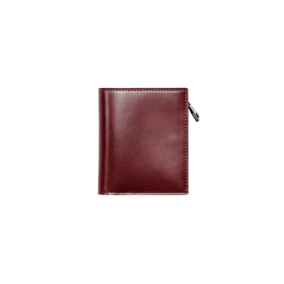 Cordovan Cordovan Compact Bifold Wallet in Cognac Made in Japan
