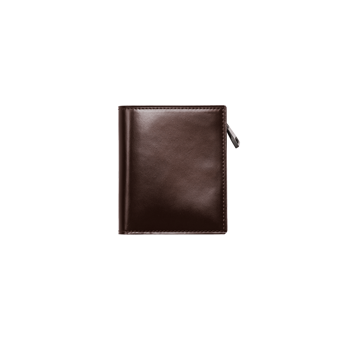 Cordovan Cordovan Compact Bifold Wallet in Havana Brown Made in Japan