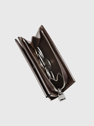 Cordovan Cordovan Compact Bifold Wallet in Black Made in Japan