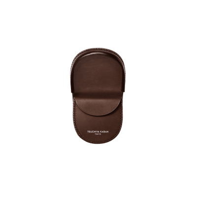 Cordovan Cordovan Horseshoe Coin Purse  in Havana Brown Made in Japan