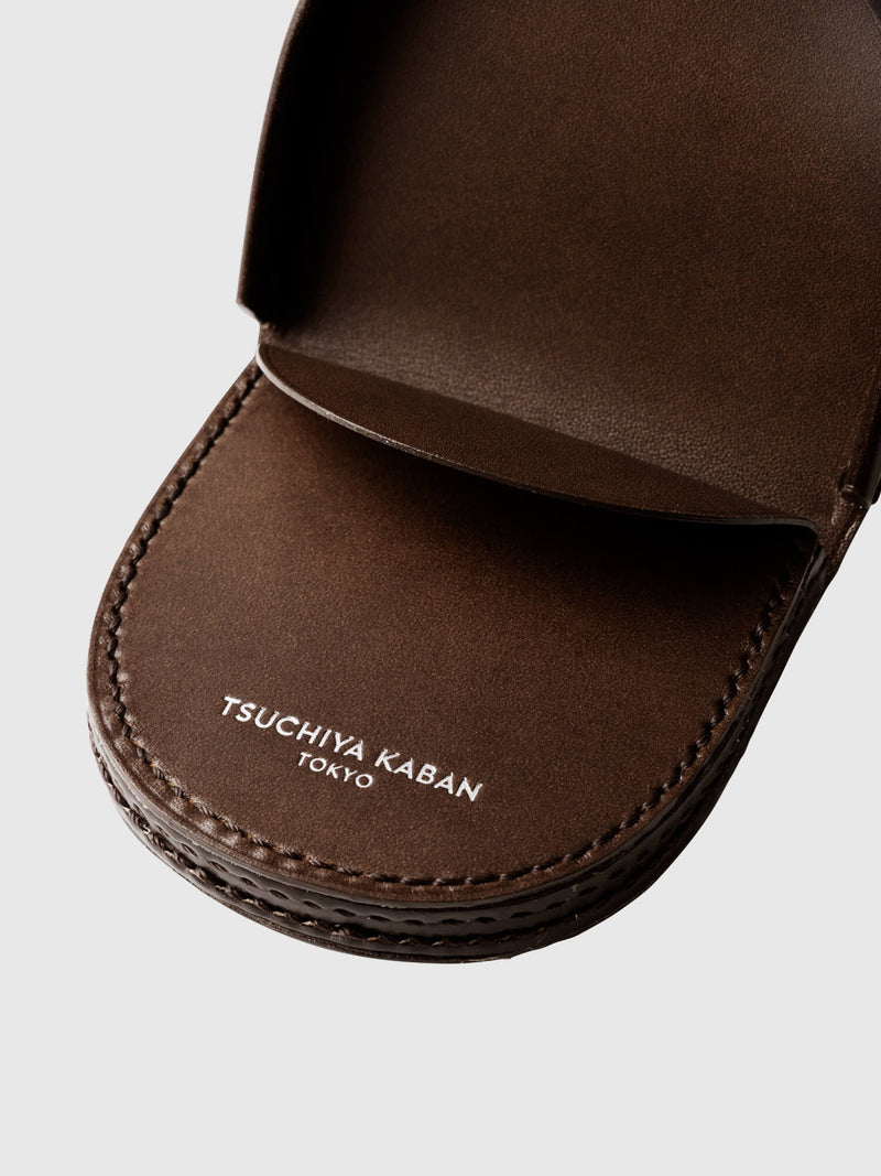 Cordovan Cordovan Horseshoe Coin Purse  in Black Made in Japan