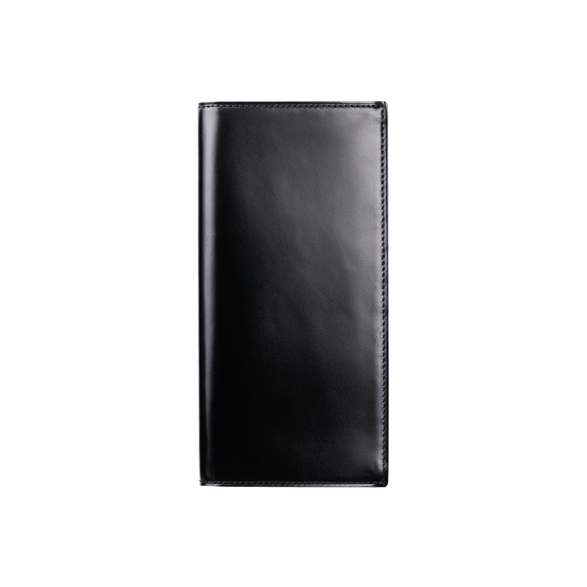 Cordovan Cordovan Vertical Long Wallet in Black Made in Japan