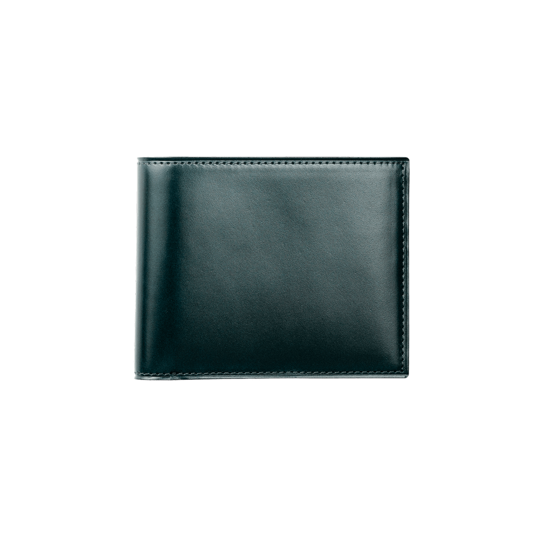 Cordovan Slim Bifold Wallet | Cordovan Leather Wallet | Tsuchiya