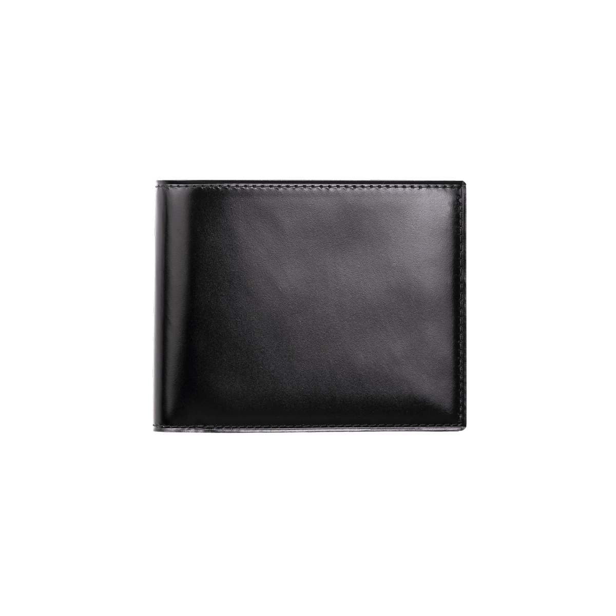 Cordovan Cordovan Slim Bifold Wallet in Black Made in Japan