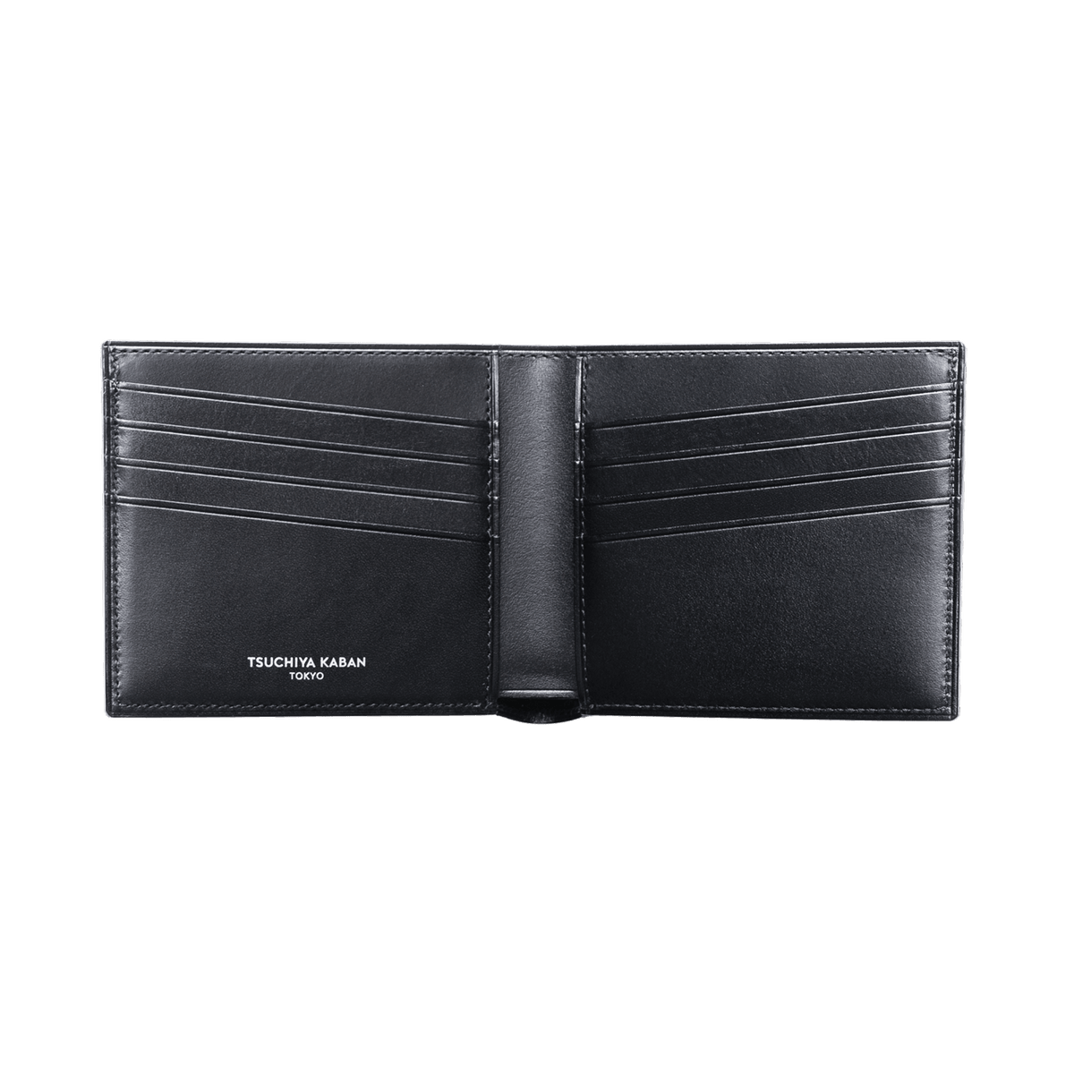 Cordovan Cordovan Slim Bifold Wallet in Black Made in Japan