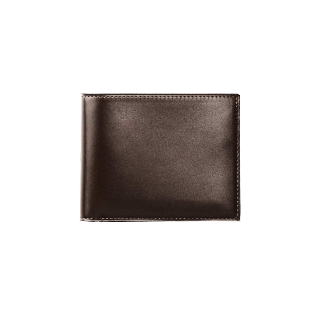 Cordovan Cordovan Slim Bifold Wallet in Havana Brown Made in Japan