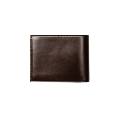 Cordovan Cordovan Slim Bifold Wallet in Bottle Green Made in Japan