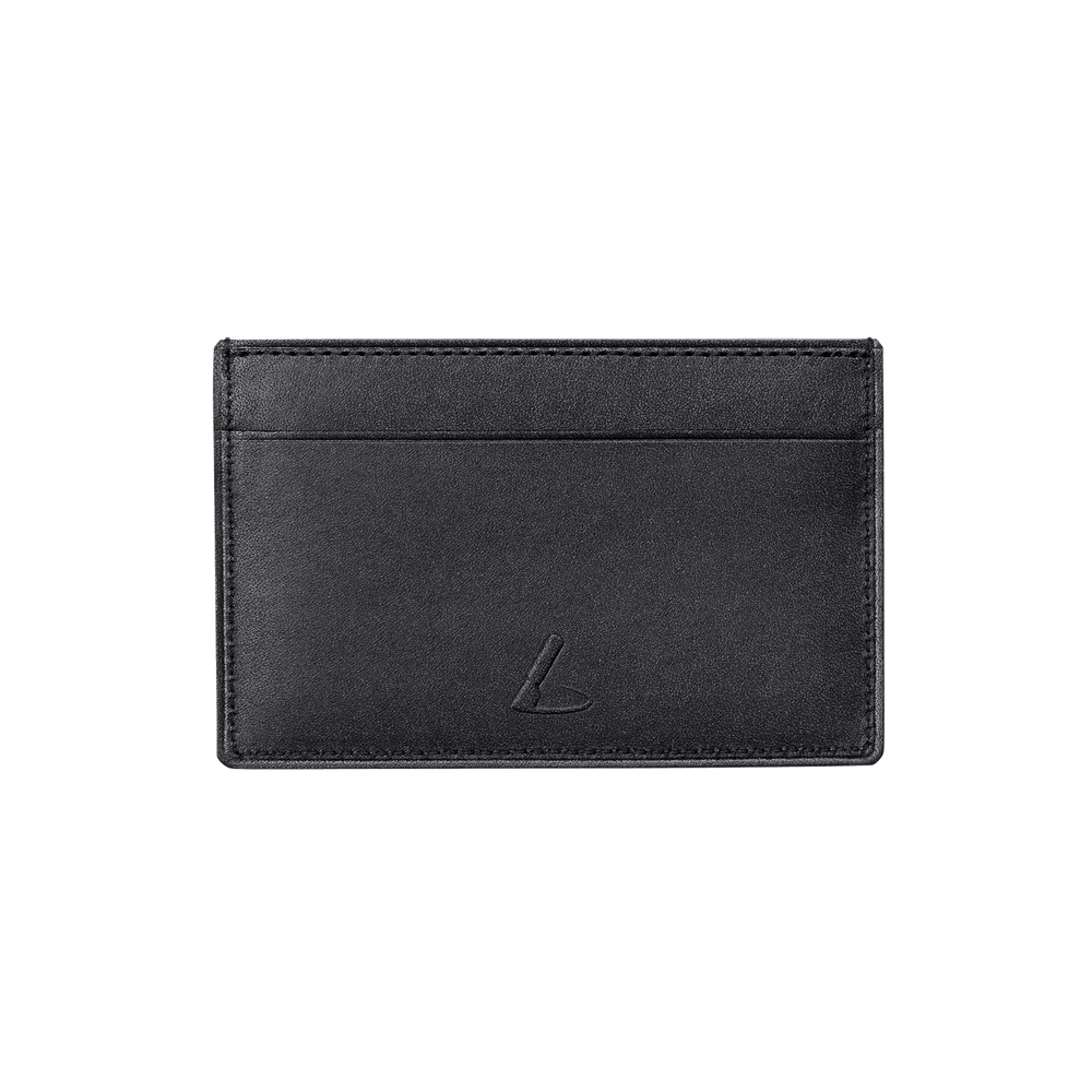 Cordovan Cordovan Card Holder in Black x Black Made in Japan