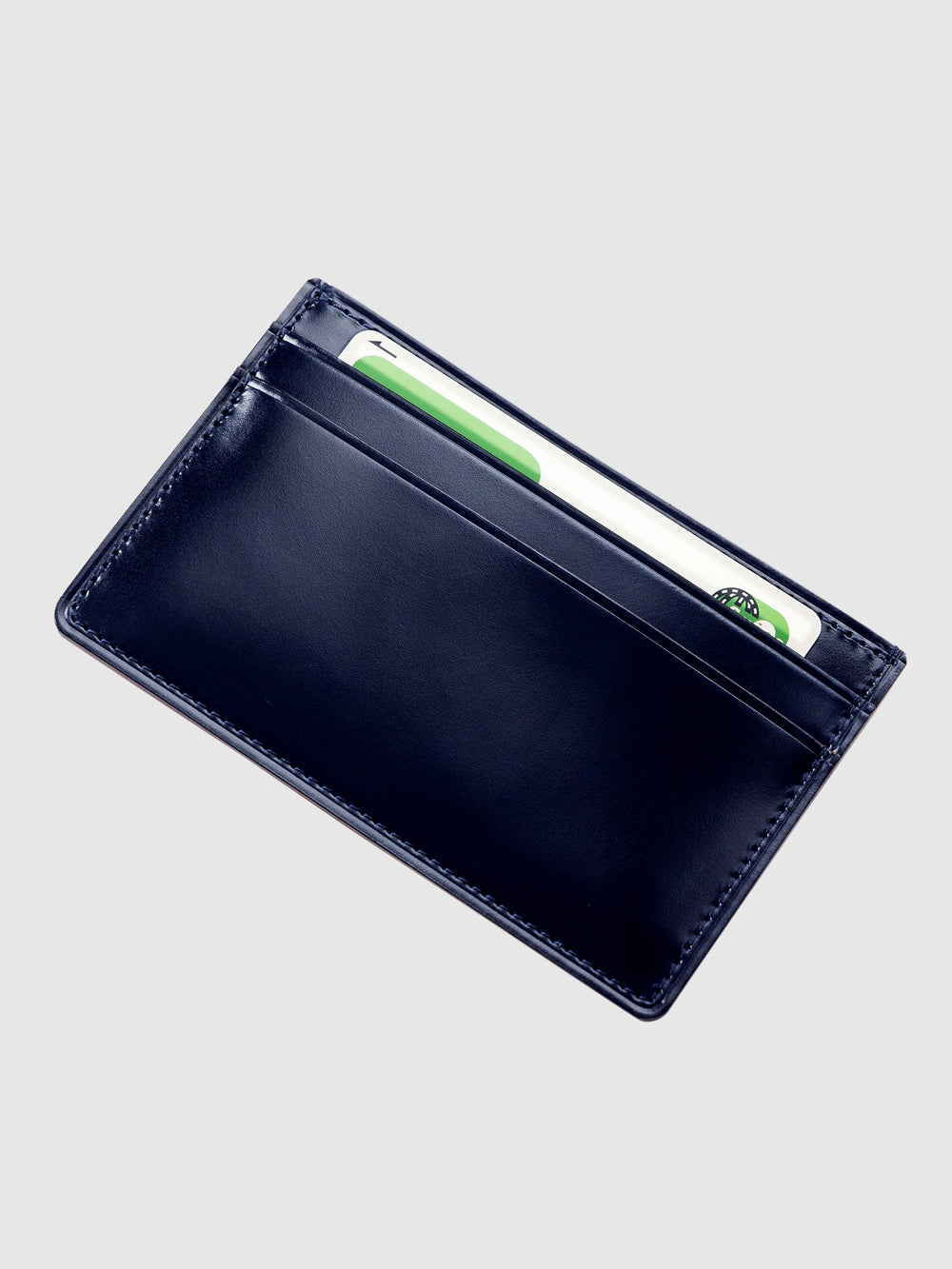 Cordovan Cordovan Card Holder in Black x Black Made in Japan