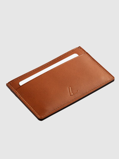 Cordovan Cordovan Card Holder in Black x Black Made in Japan