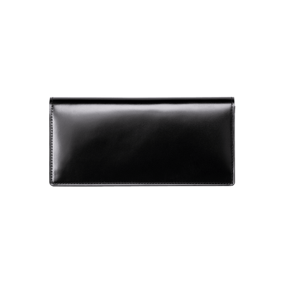 Cordovan Cordovan Long Wallet in Black x Black Made in Japan